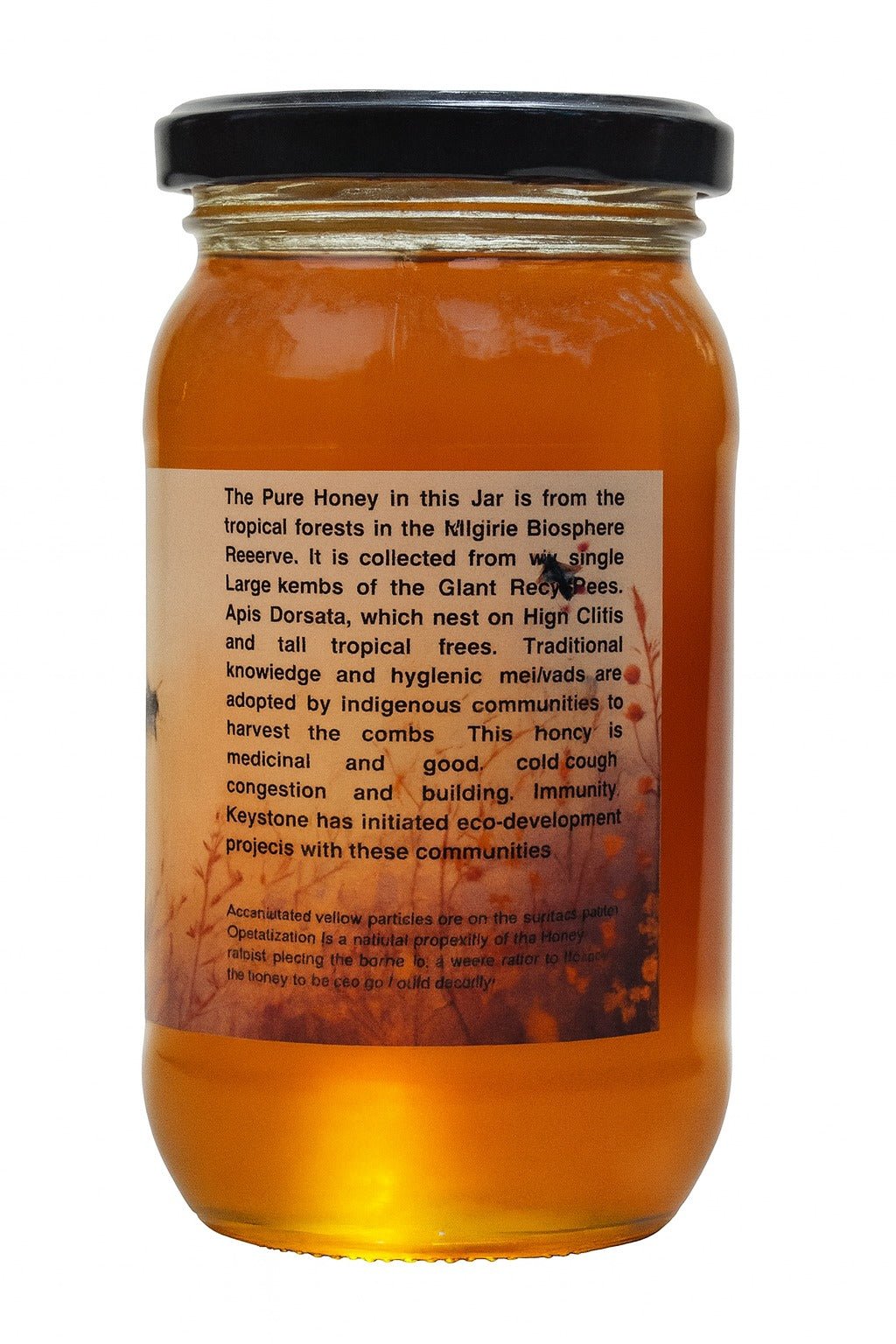 Natural Wild Honey – Apis Dorsata / Rock Bee Honey | Raw & Pure – Honey & Syrups on Brown Living™. SKU: APPCL-002n. Img 5.