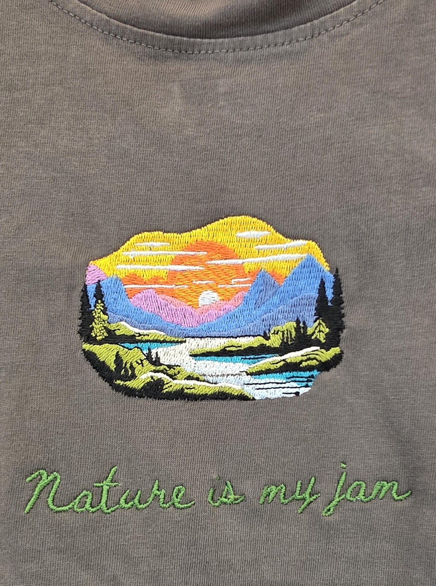 Naturally Dyed Organic Cotton T-Shirt for Women | Milky Orange – Womens T-Shirt on Brown Living™. SKU: GETM. Img 7.