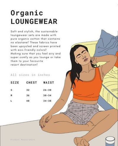 Nautical Crop Biowashed Organic Cotton Top - Navy Blue – Womens Top on Brown Living™. SKU: 008/NAU/BLUE - STRP/S - XS. Img 5.