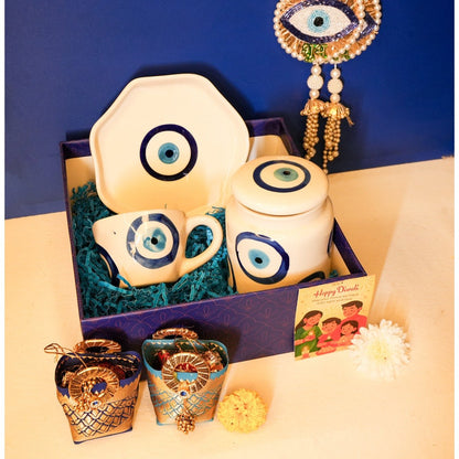 Nazar Suraksha Diwali Box – Protective Festive Gift – Gift Giving on Brown Living™. SKU: GB - 424. Img 1.