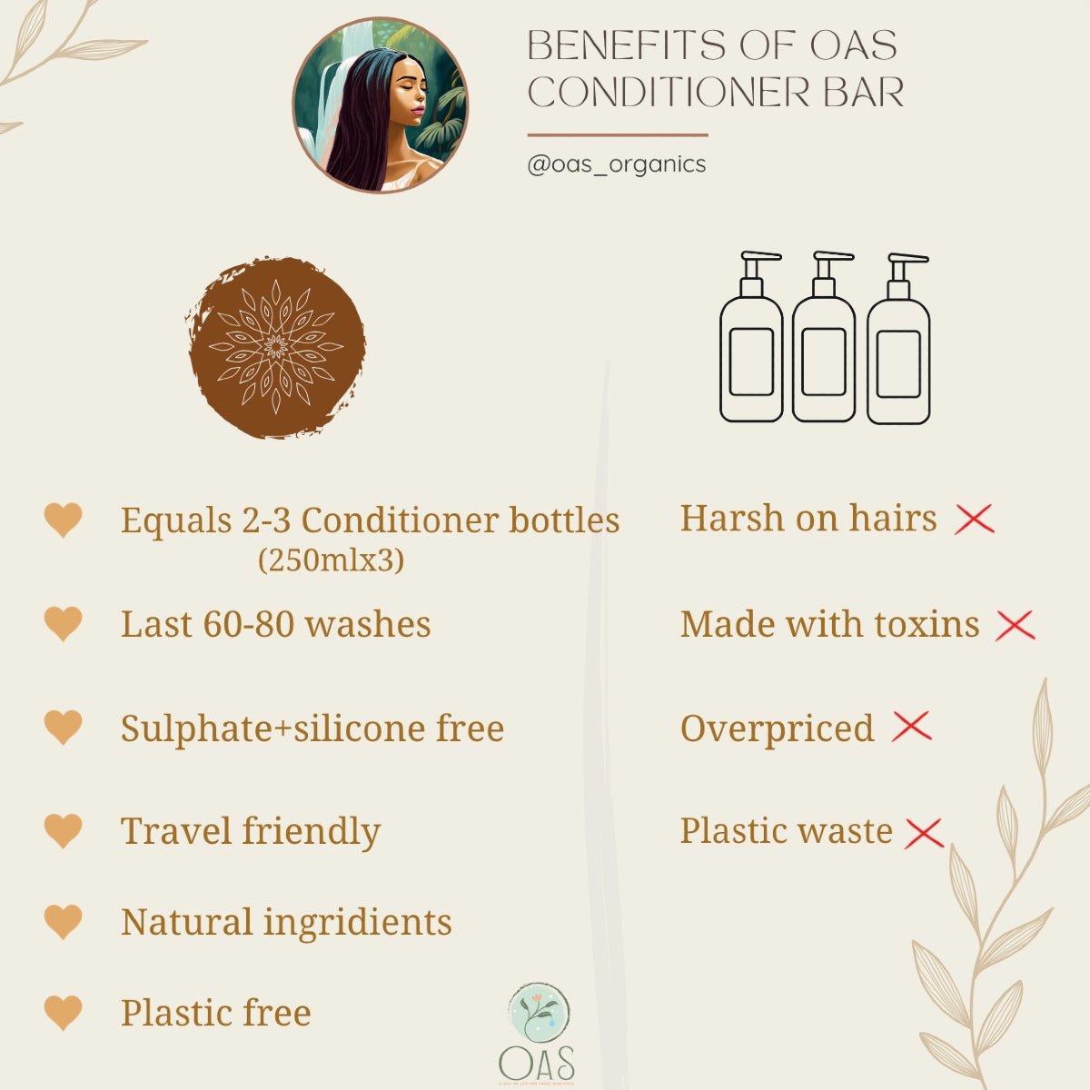Neem and Tea Tree | Anti - Dandruff shampoo Bar – Hair Shampoo Bar by Oas Organics available on Brown Living™. . SKU: NT - SB. Img 2.