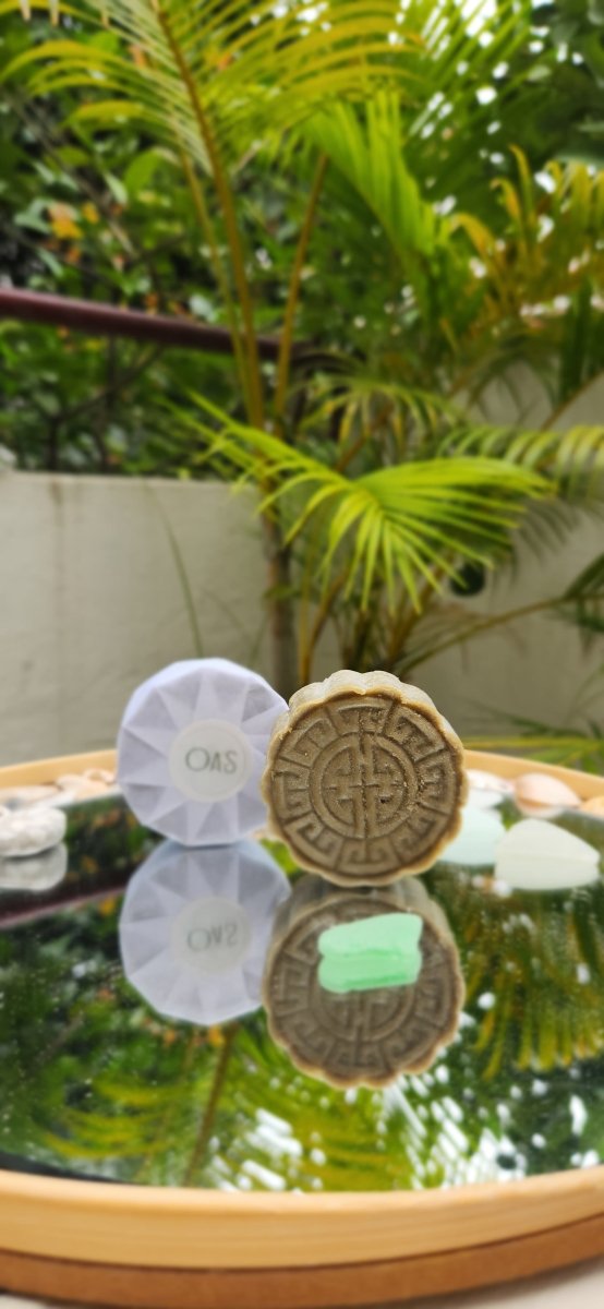 Neem and Tea Tree | Anti - Dandruff shampoo Bar – Hair Shampoo Bar by Oas Organics available on Brown Living™. . SKU: NT - SB. Img 1.
