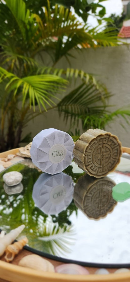 Neem and Tea Tree | Anti - Dandruff shampoo Bar – Hair Shampoo Bar by Oas Organics available on Brown Living™. . SKU: NT - SB. Img 8.