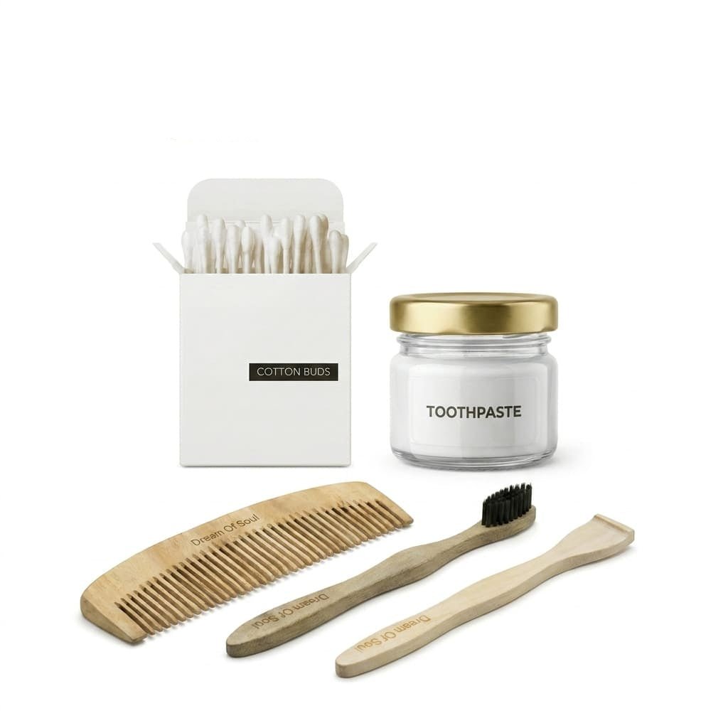 Neem Daily Care Kit | Eco - Friendly Oral Hygiene Essentials – Oral Care on Brown Living™. SKU: DOS-NDC-001. Img 1.
