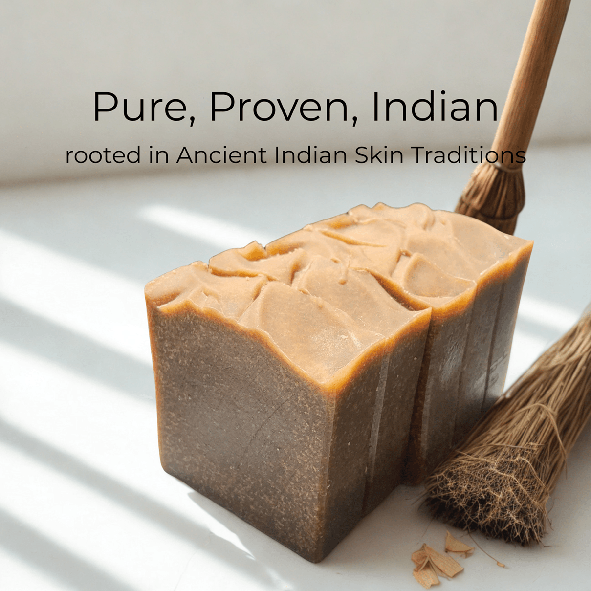 Neem & Eucalyptus Handcrafted Cold Processed Soap – Soap on Brown Living™. SKU: NNE1010X. Img 3.