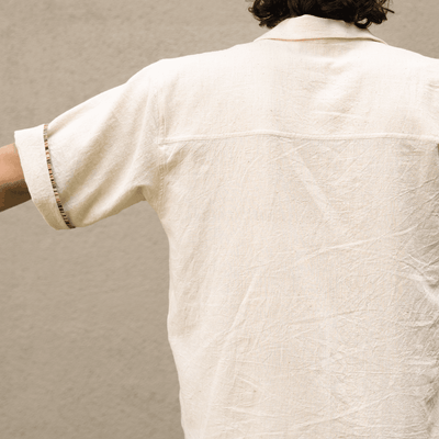Neem Unisex Shirt | Sustainable Cotton Everyday Comfort Wear – Mens Shirt on Brown Living™. SKU: 5MA00002. Img 3.