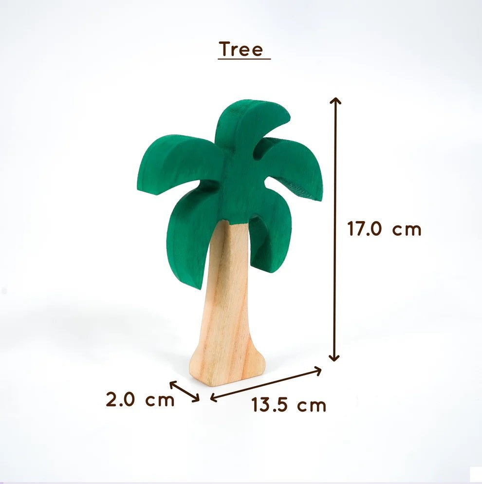 Neem Wood Educational Playset – Eco - Friendly Learning Toys for Kids – Wooden Toys on Brown Living™. SKU: dinosaur. Img 8.