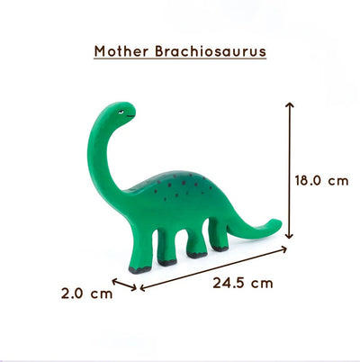 Neem Wood Educational Playset – Eco - Friendly Learning Toys for Kids – Wooden Toys on Brown Living™. SKU: dinosaur. Img 7.