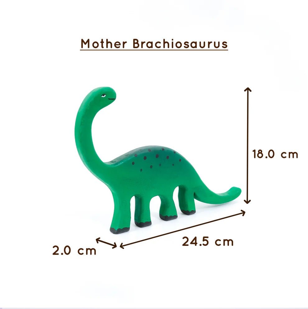 Neem Wood Educational Playset – Eco - Friendly Learning Toys for Kids – Wooden Toys on Brown Living™. SKU: dinosaur. Img 7.