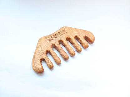 Neem Wood Massager Comb | Verified Sustainable by Brown Living™