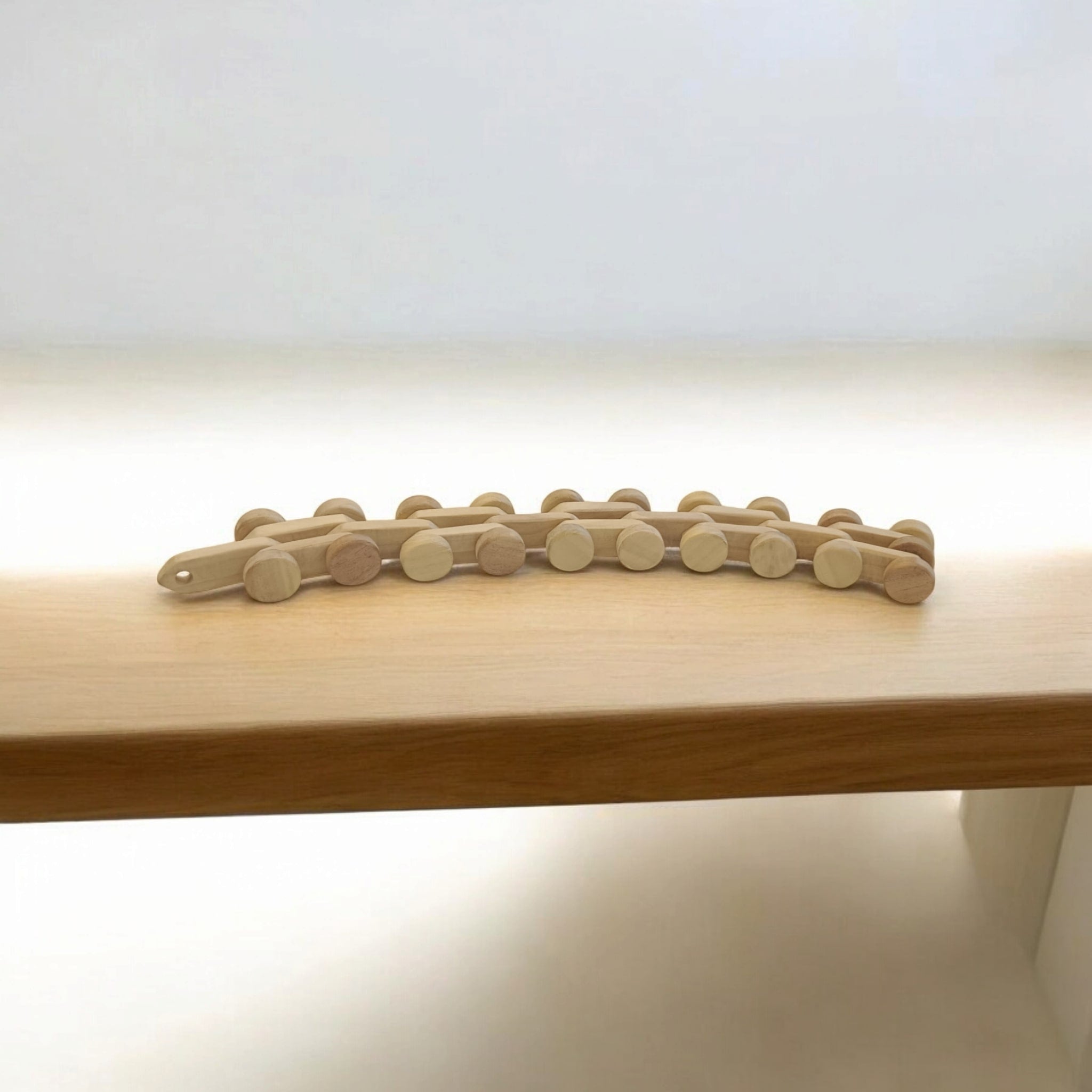 Neem Wooden Chain Car Toy For Toddlers – Toy Trains & Vehicles on Brown Living™. SKU: W_ChainCar. Img 6.