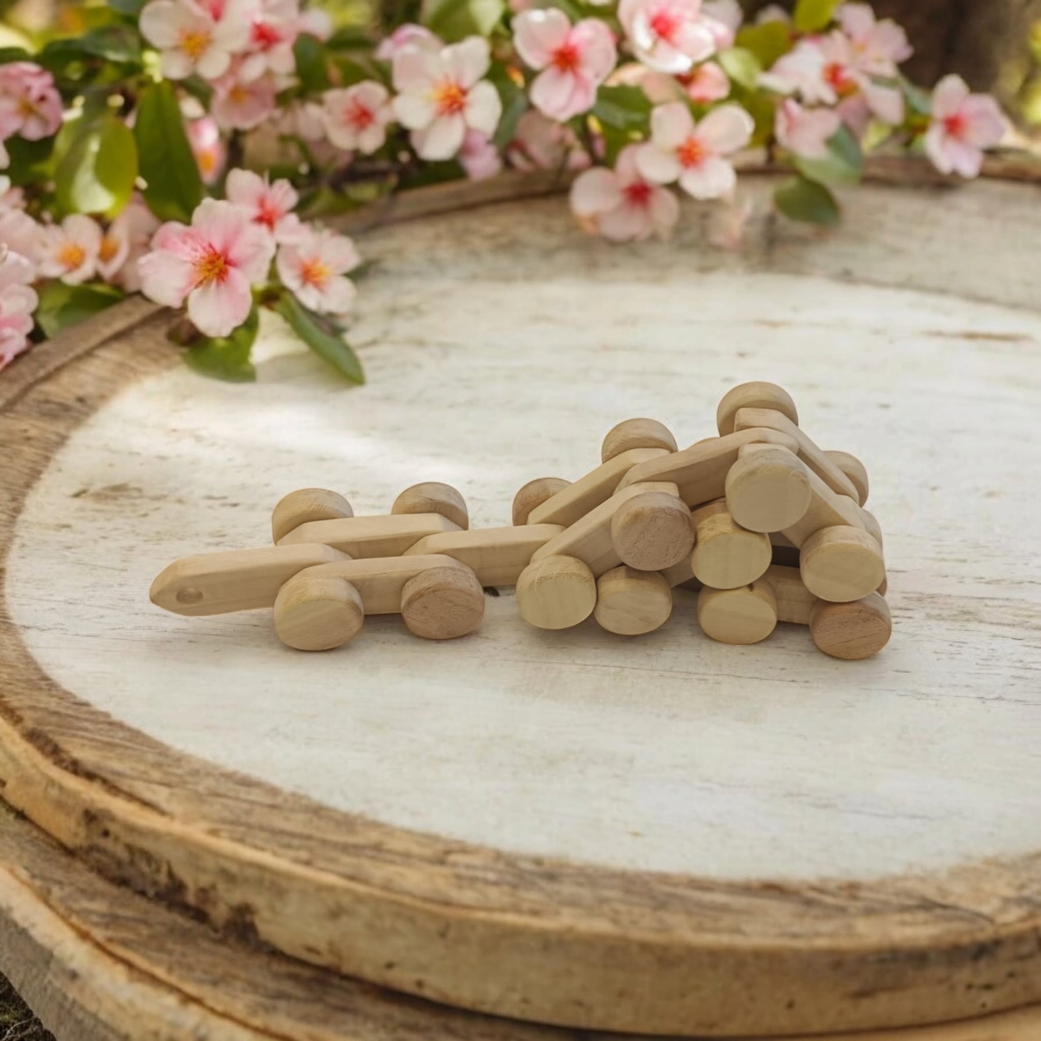 Neem Wooden Chain Car Toy For Toddlers – Toy Trains & Vehicles on Brown Living™. SKU: W_ChainCar. Img 9.