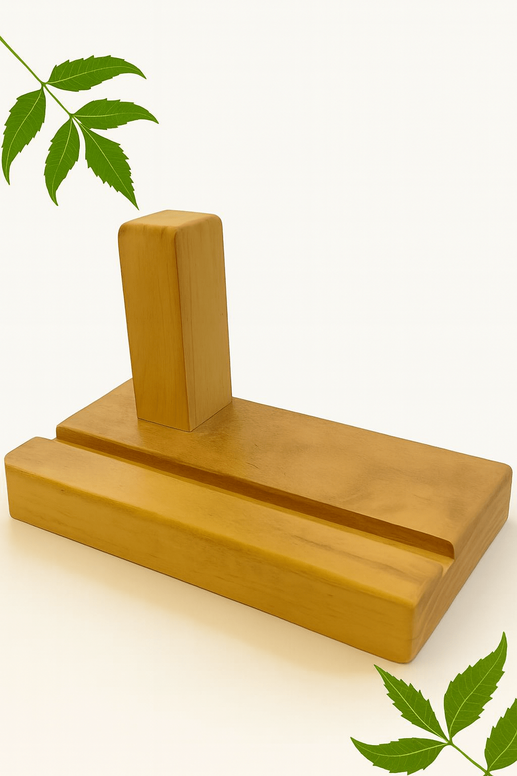 Neem Wooden Mobile Stand – Natural, Strong & Sustainable – Wooden Toys on Brown Living™. SKU: AC_MBSTND. Img 1.