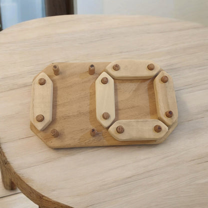 Neem Wooden Number Puzzle 0 To 9 For Babies – Wooden Toys on Brown Living™. SKU: PZL_NMBRPZL. Img 10.