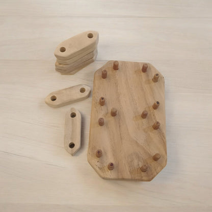 Neem Wooden Number Puzzle 0 To 9 For Babies – Wooden Toys on Brown Living™. SKU: PZL_NMBRPZL. Img 12.