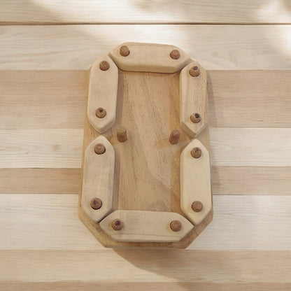 Neem Wooden Number Puzzle 0 To 9 For Babies – Wooden Toys on Brown Living™. SKU: PZL_NMBRPZL. Img 2.