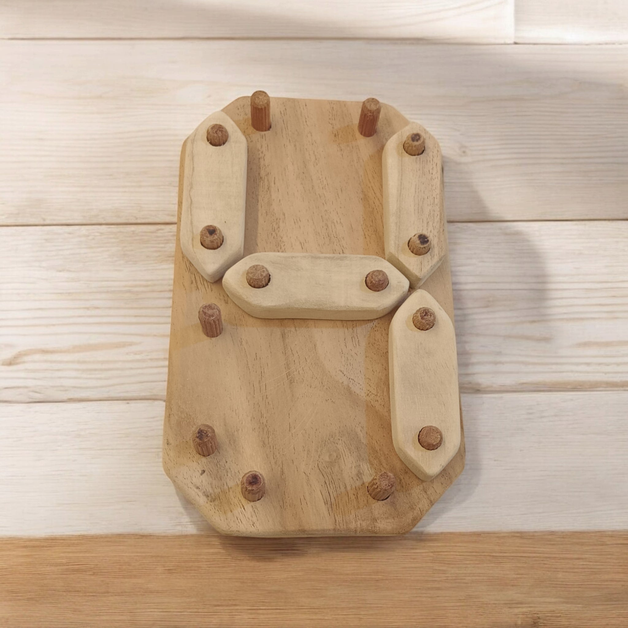 Neem Wooden Number Puzzle 0 To 9 For Babies – Wooden Toys on Brown Living™. SKU: PZL_NMBRPZL. Img 5.