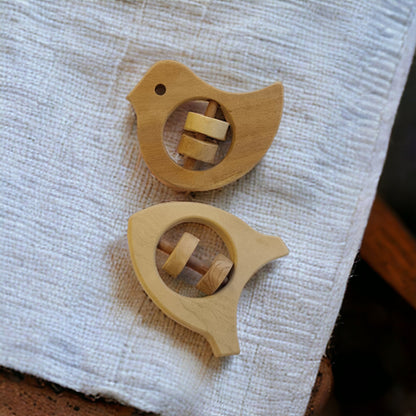 Neem Wooden Rattles For Babies Aged 0 To 3 Years – Baby Rattles on Brown Living™. SKU: R_DV-RKT. Img 3.