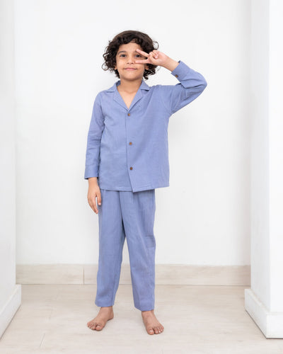 Neer Toyam Comfort Set Sleepwear For Boys Soft Kids Nightwear – Kids Daywear Sets on Brown Living™. SKU: NTCB01001. Img 1.