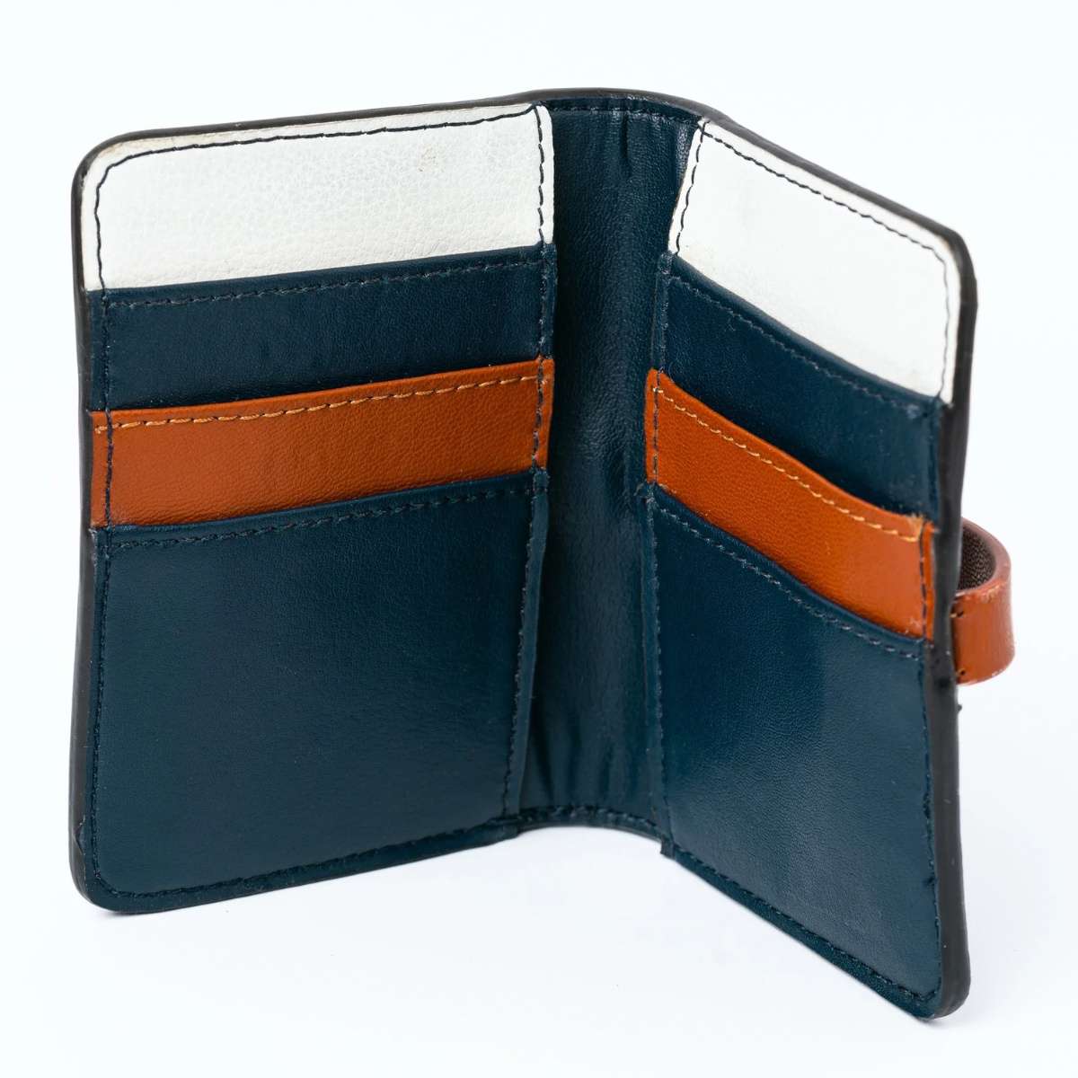 Neith - Cactus Leather Cardholder | Vegan Leather & Cork (Green) – Card Sleeves on Brown Living™. SKU: CHGH_8007. Img 14.