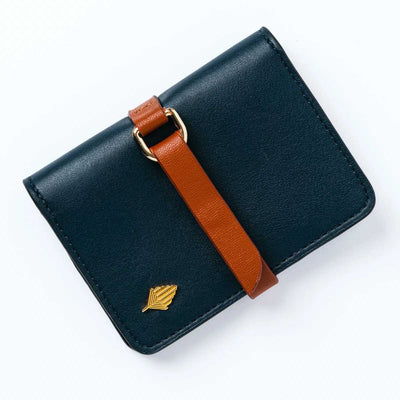 Neith - Cactus Leather Cardholder | Vegan Leather & Cork (Green) – Card Sleeves on Brown Living™. SKU: CHGH_8007. Img 9.