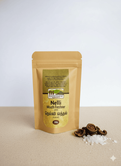 Nelli Mouth Freshener (Salted) | Indian Gooseberry Tangy Snack – Dried Fruits, Nuts & Seeds on Brown Living™. SKU: APPCL-040. Img 5.