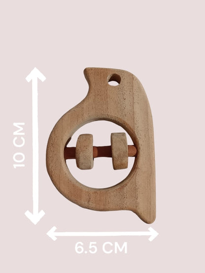 Nice Sound Making Neem Wooden Rattles For Toddlers – Baby Rattles on Brown Living™. SKU: R_HPHD-SPR. Img 7.