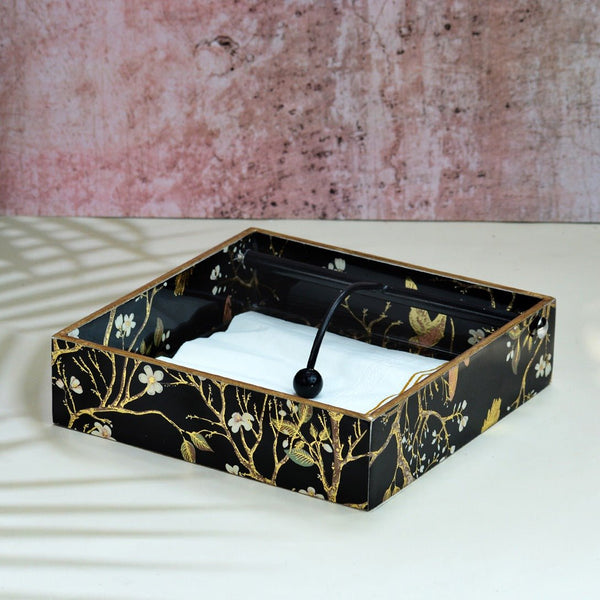 Night Abstract MDF Tissue Holder | Verified Sustainable by Brown Living™