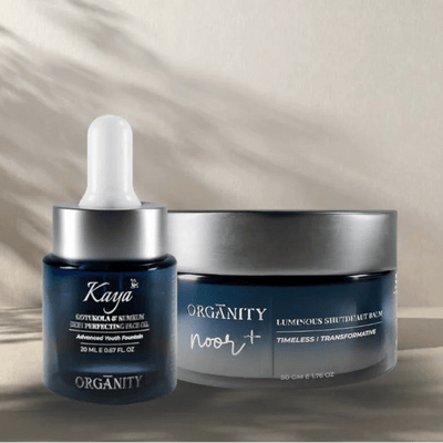 Night Essentials Duo Kaya + Noor | Repairing & Brightening Care – Skin Care on Brown Living™. SKU: ORG-NOOR-KAYA-COMBO. Img 1.