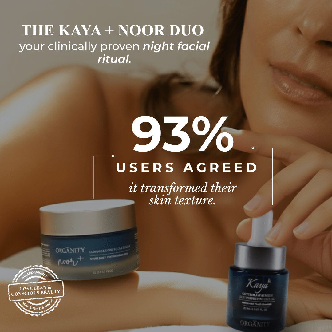 Night Essentials Duo Kaya + Noor | Repairing & Brightening Care – Skin Care on Brown Living™. SKU: ORG-NOOR-KAYA-COMBO. Img 7.