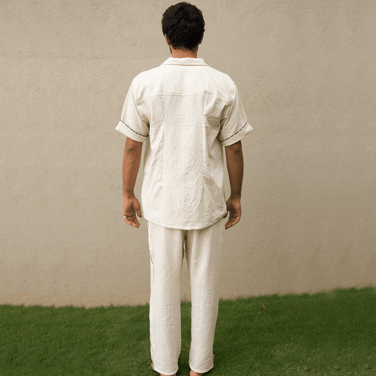 Nilgiri Unisex Pant | Sustainable Cotton Comfort Fit Trousers – Mens Pants on Brown Living™. SKU: 5GA00011. Img 2.
