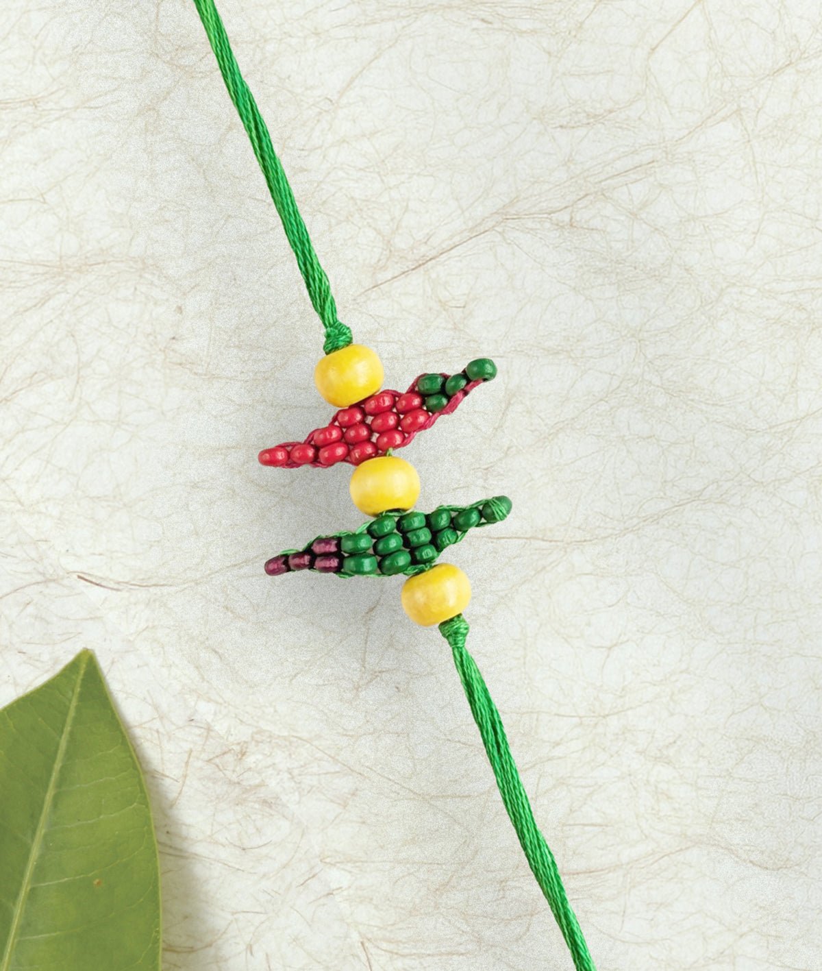 Nimbu Mirch Rakhi-Lumba Set – Rakhi on Brown Living™. SKU: GUL-18. Img 5.