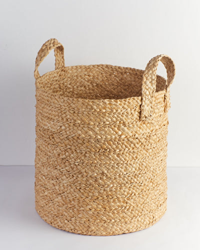 Nira – Banana Fiber Storage Basket – Baskets & Boxes on Brown Living™. SKU: S-008. Img 2.