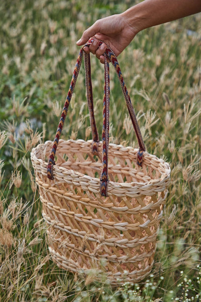 Niva - Banana Fiber Everyday Tote Bag – Tote Bag on Brown Living™. SKU: S-027. Img 2.