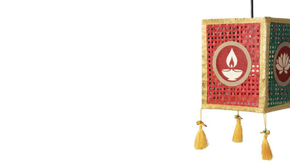 Noor Jaali Handcrafted Bamboo Lantern – Decorative Home Accent – Home Decor on Brown Living™. SKU: BTLS - 981. Img 2.