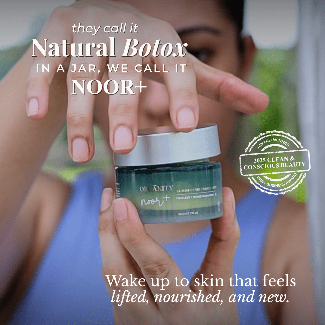 Noor+ Shatdhautghrit Luminous Balm – Face Cream on Brown Living™. SKU: ORG-NOOR-BALM-50. Img 7.