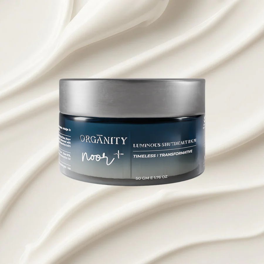 Noor+ Shatdhautghrit Luminous Balm – Face Cream on Brown Living™. SKU: ORG-NOOR-BALM-50. Img 1.