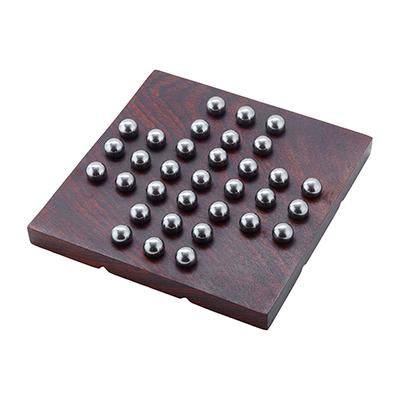 Noughts and Crosses Tic Tac Toe Solitaire 2 - in - 1 Travel Board Game – Learning & Educational Toys on Brown Living™. SKU: BLSC1011397. Img 4.