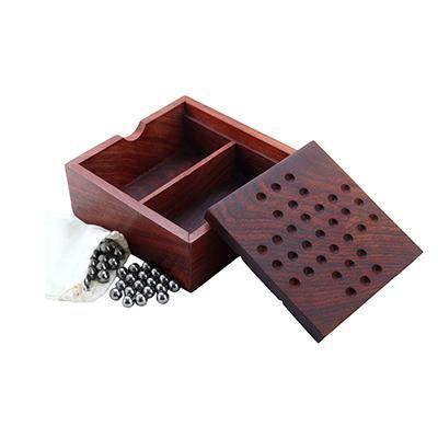 Noughts and Crosses Tic Tac Toe Solitaire 2 - in - 1 Travel Board Game – Learning & Educational Toys on Brown Living™. SKU: BLSC1011397. Img 5.