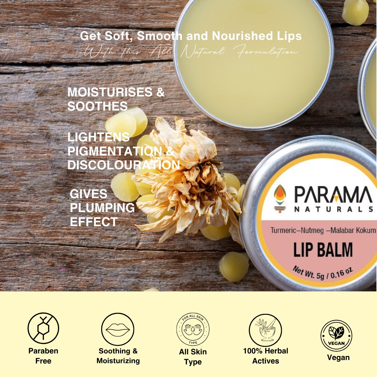 Nourishing Softening Lip Balm - 5g | Verified Sustainable by Brown Living™