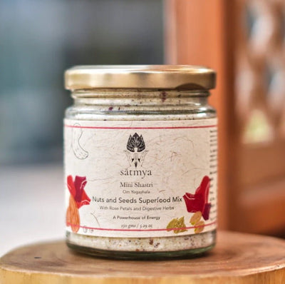 Nuts and Seeds Superfood Mix – Health & Energy Drinks on Brown Living™. SKU: nutsa_150gms999. Img 1.