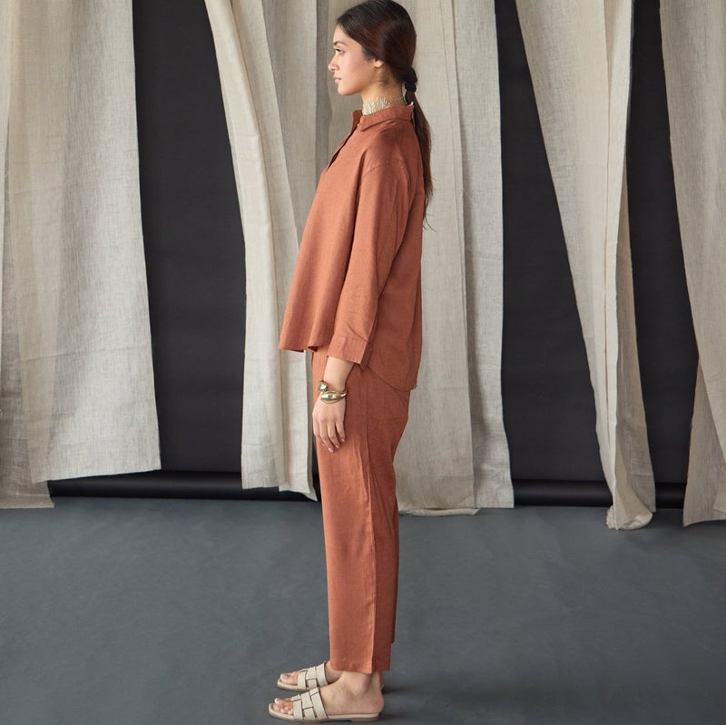 Nutshell Linen Co - ord Set | Verified Sustainable Womens Co - Ord Sets on Brown Living™