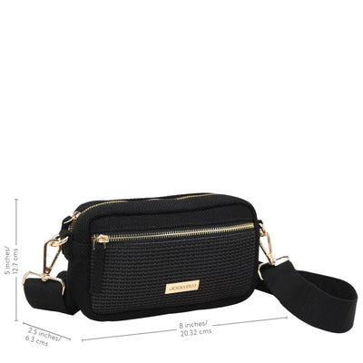 Nylah Sling Bag | Made From Recycled Plastic Yarn – Sling Bag on Brown Living™. SKU: NSling001. Img 9.