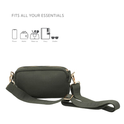 Nylah Sling Bag | Made From Recycled Plastic Yarn – Sling Bag on Brown Living™. SKU: NSling003. Img 15.