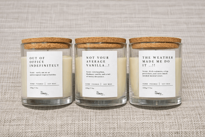 Ocean Breeze Glass Jar Candle with Lid | Fresh Scented Soy Wax Candle – Candles & Fragrances on Brown Living™. SKU: LUSH_0046. Img 2.