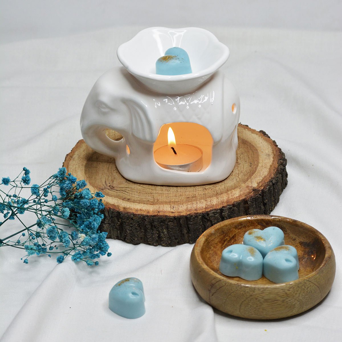 Ocean Breeze Heart Wax Melts | Verified Sustainable by Brown Living™