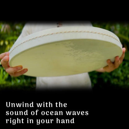 Ocean Drum Design - 40 cms | Verified Sustainable by Brown Living™