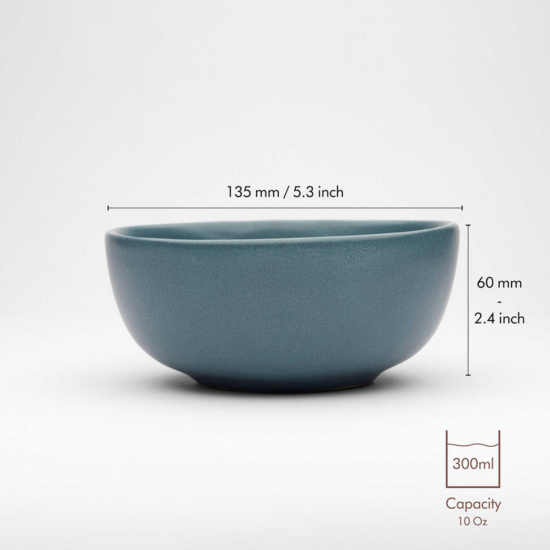 Ocean Recycled Ceramic Bowls | Set of 2 | Verified Sustainable by Brown Living™