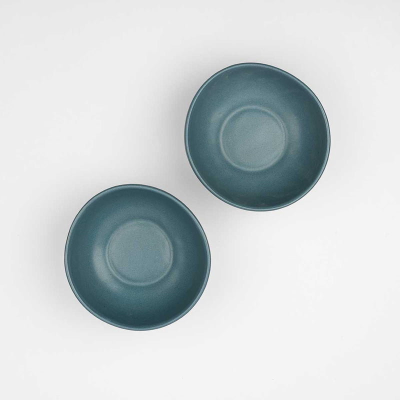 Ocean Recycled Ceramic Bowls | Set of 2 | Verified Sustainable by Brown Living™