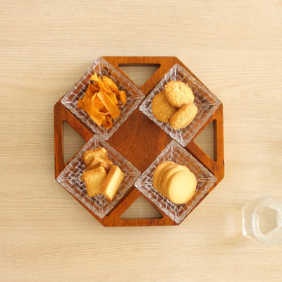 Octagonal Wooden Platter 2.0 – Trays & Platters on Brown Living™. SKU: SP0108. Img 2.